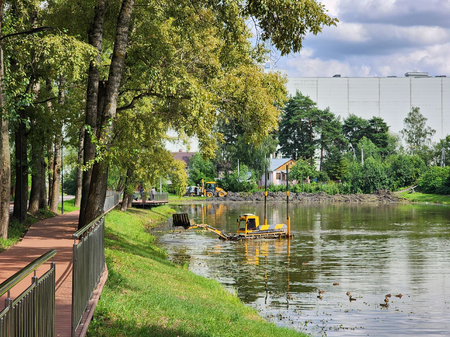 Одинцово, немчиновка, пруд, очистка, общество, рабочий, клевета, медицина,