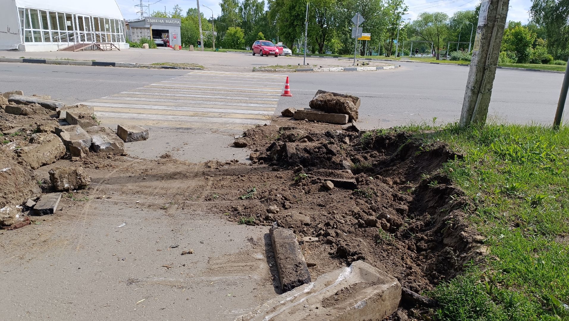 Лобня, дороги, благоустройство