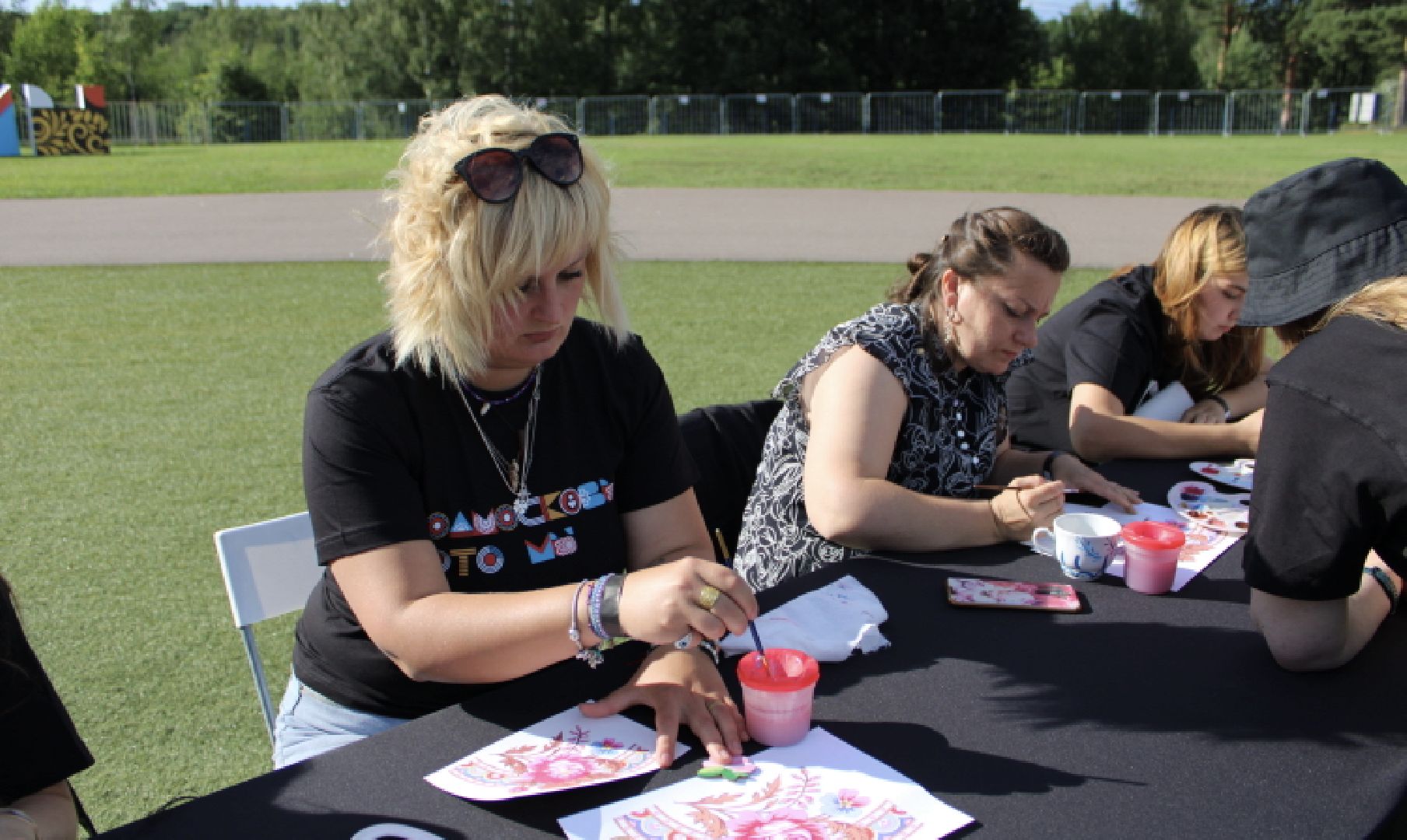 Культура, творчество, эскиз, рисование, картина, лето в подмосковье,