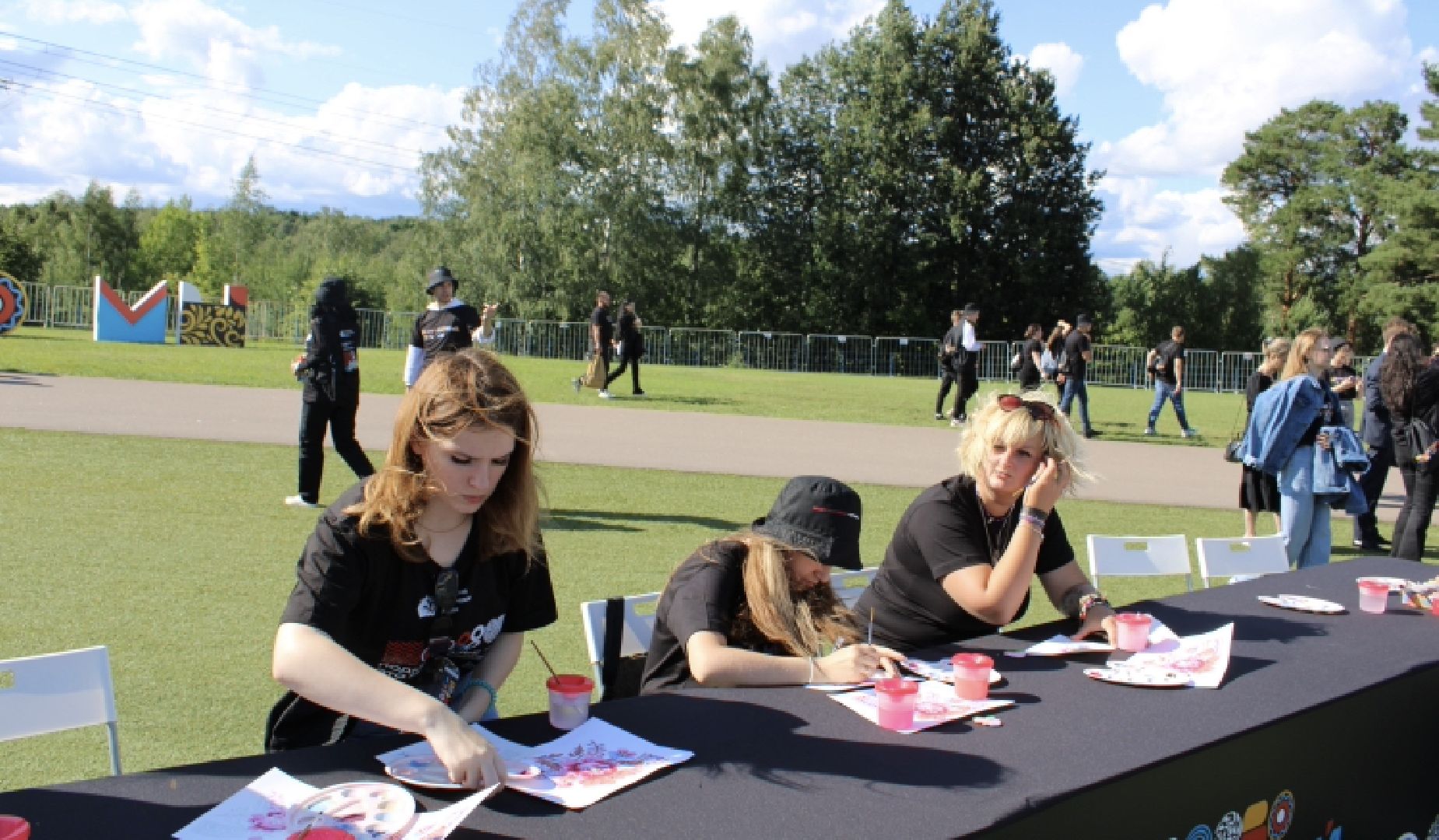 Культура, творчество, эскиз, рисование, картина, лето в подмосковье,