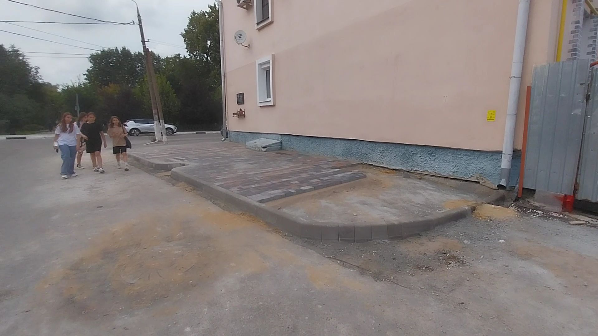 Коломна, тротуар, плитка, новый тротуар