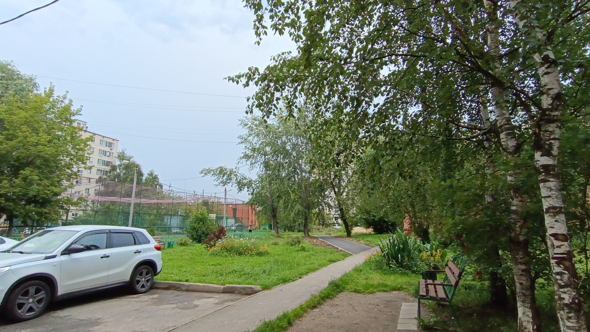 Лобня, благоустройство, дорожка