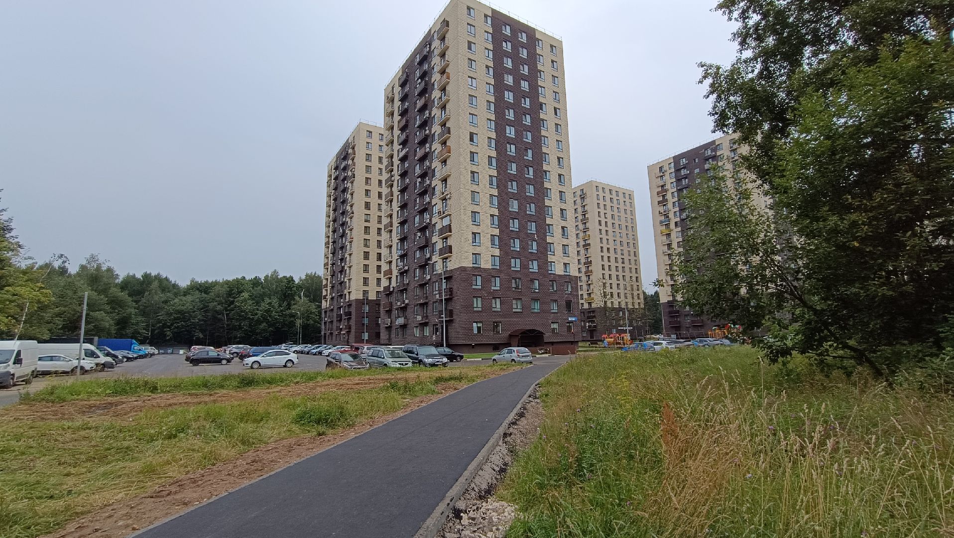 Лобня, благоустройство, дорожка