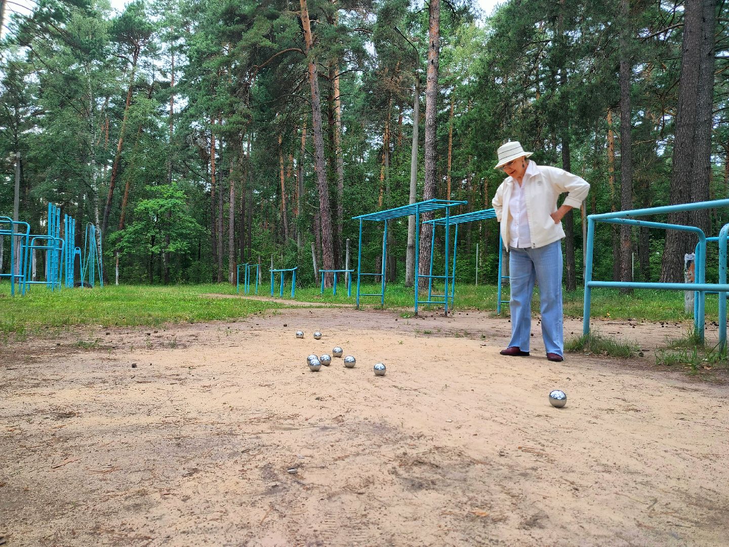 спорт, доступная среда, Протвино, петанк, пенсионеры