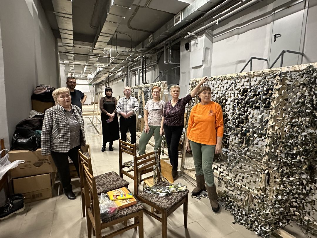 Краснознаменск, СВО, маскировочные сети