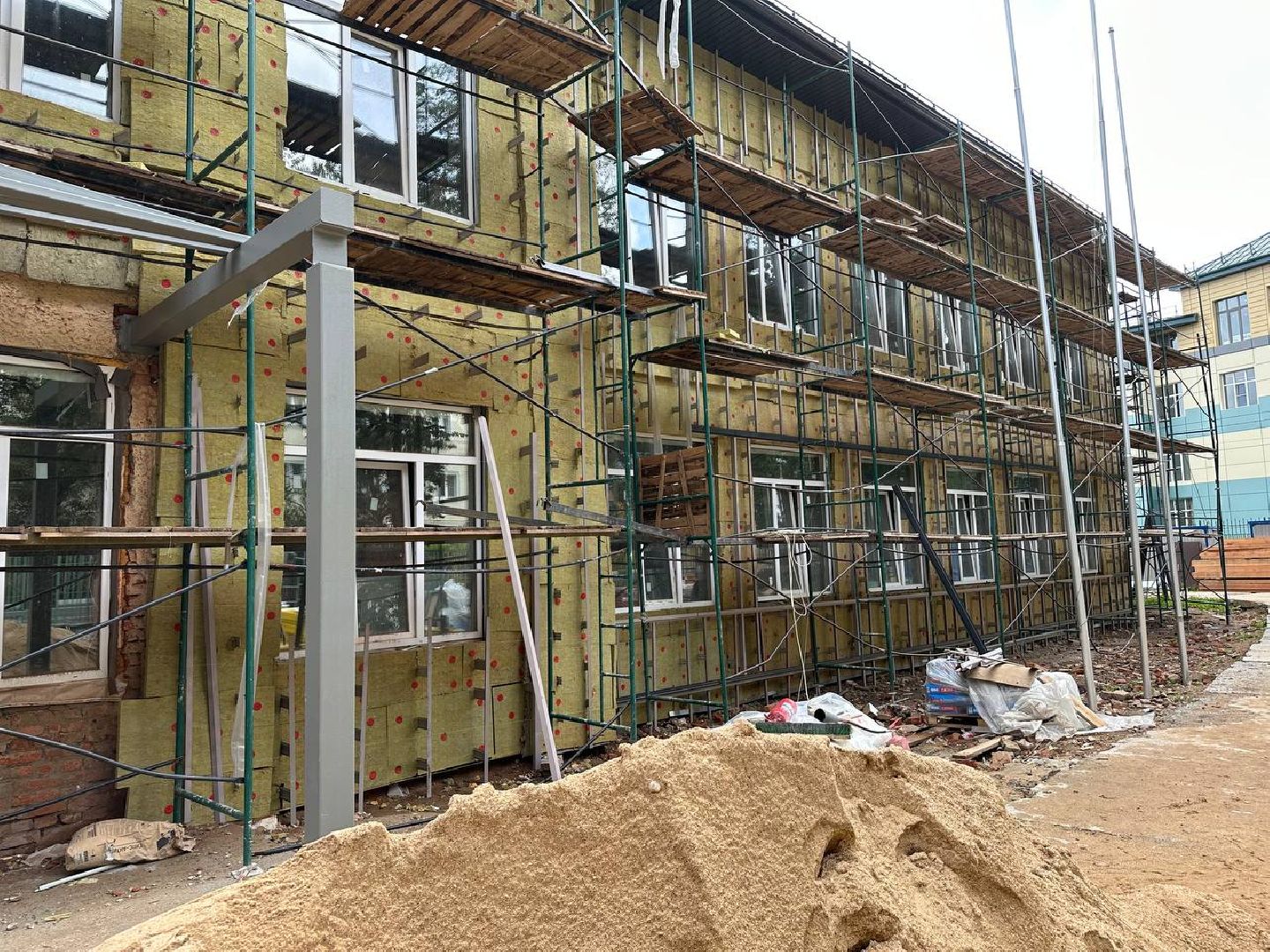 Капитальный ремонт школы, Инспекция депутата, Строительный обьект, Олег Рожнов, Наро-Фоминск