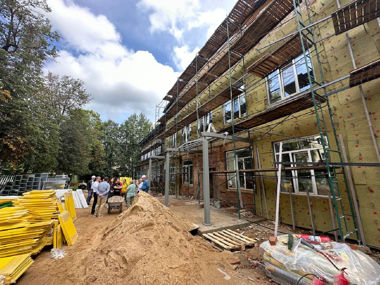 Капитальный ремонт школы, Инспекция депутата, Строительный обьект, Олег Рожнов, Наро-Фоминск