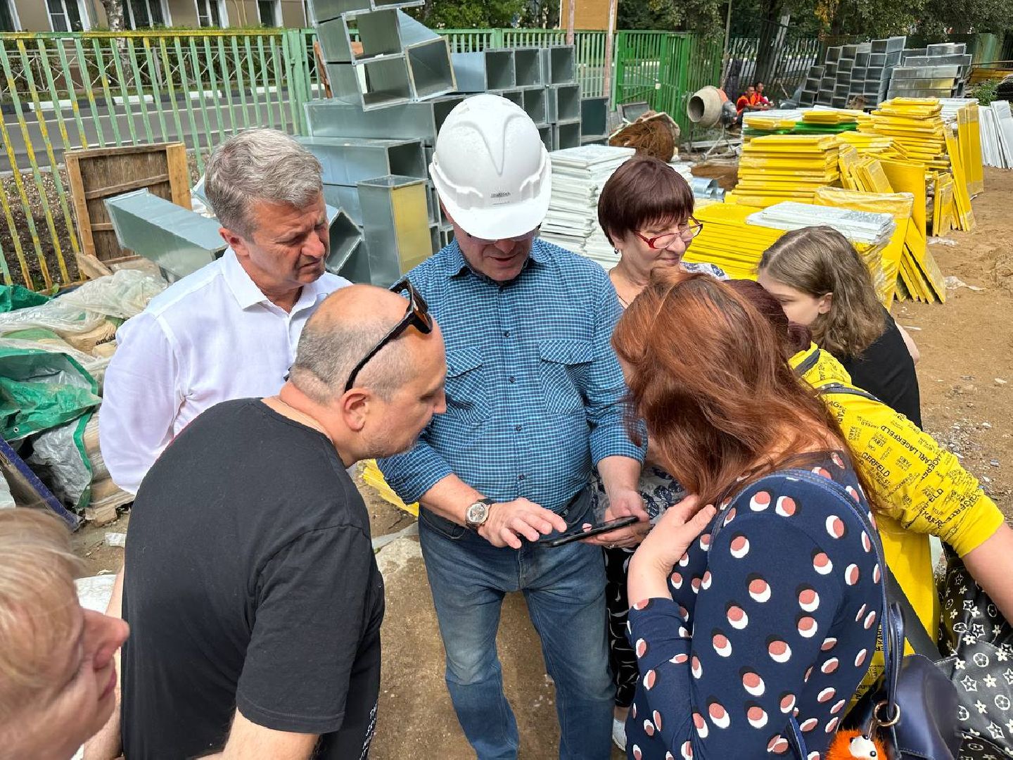 Капитальный ремонт школы, Инспекция депутата, Строительный обьект, Олег Рожнов, Наро-Фоминск