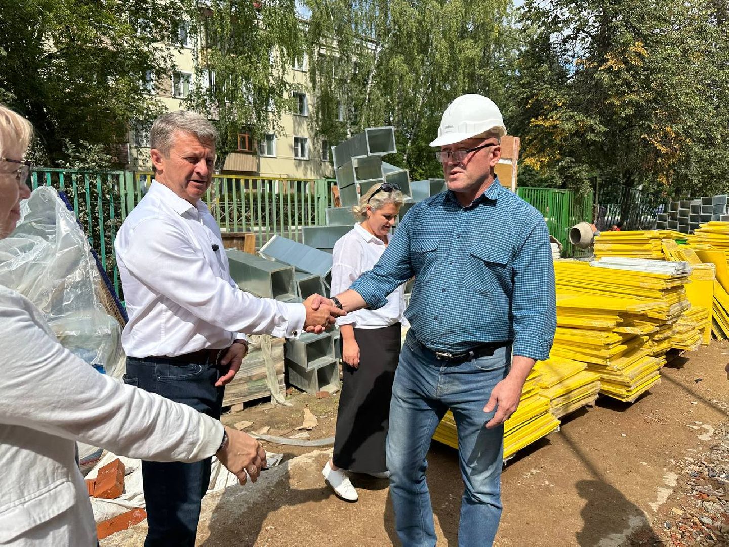 Капитальный ремонт школы, Инспекция депутата, Строительный обьект, Олег Рожнов, Наро-Фоминск