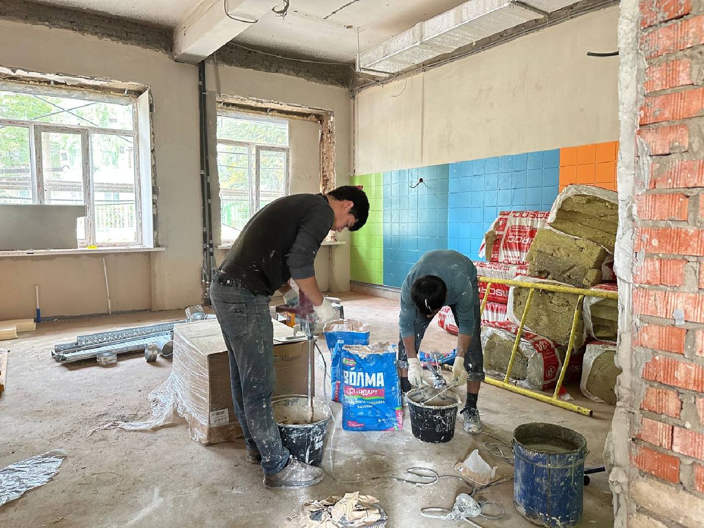 Капитальный ремонт школы, Инспекция депутата, Строительный обьект, Олег Рожнов, Наро-Фоминск