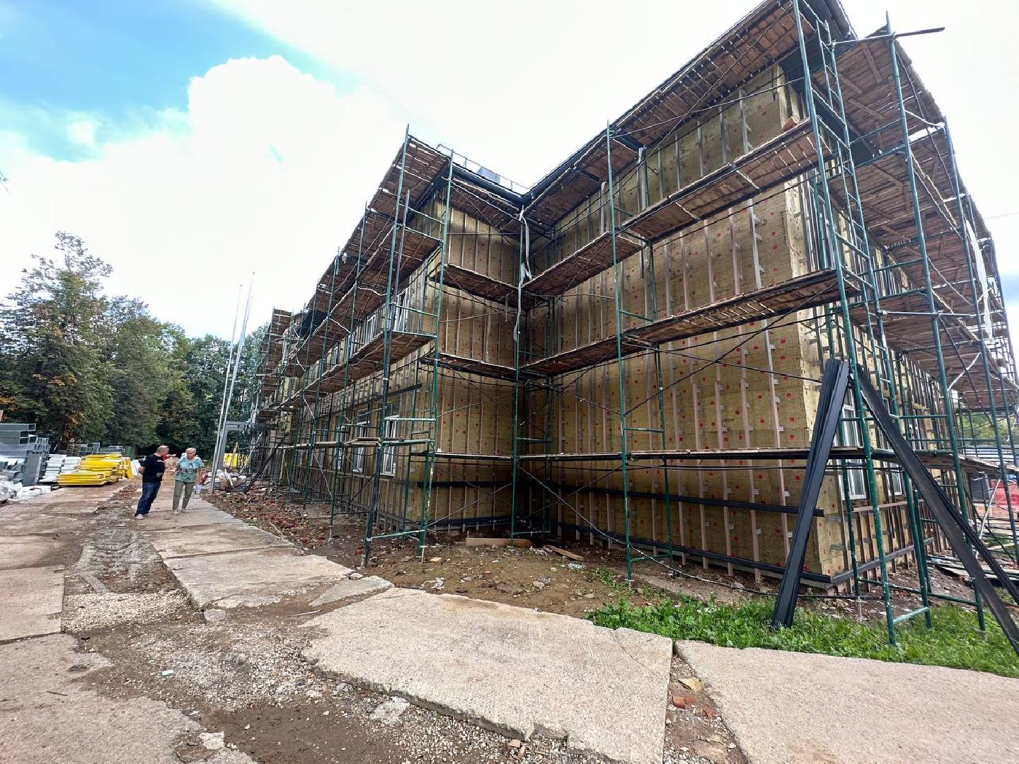 Капитальный ремонт школы, Инспекция депутата, Строительный обьект, Олег Рожнов, Наро-Фоминск