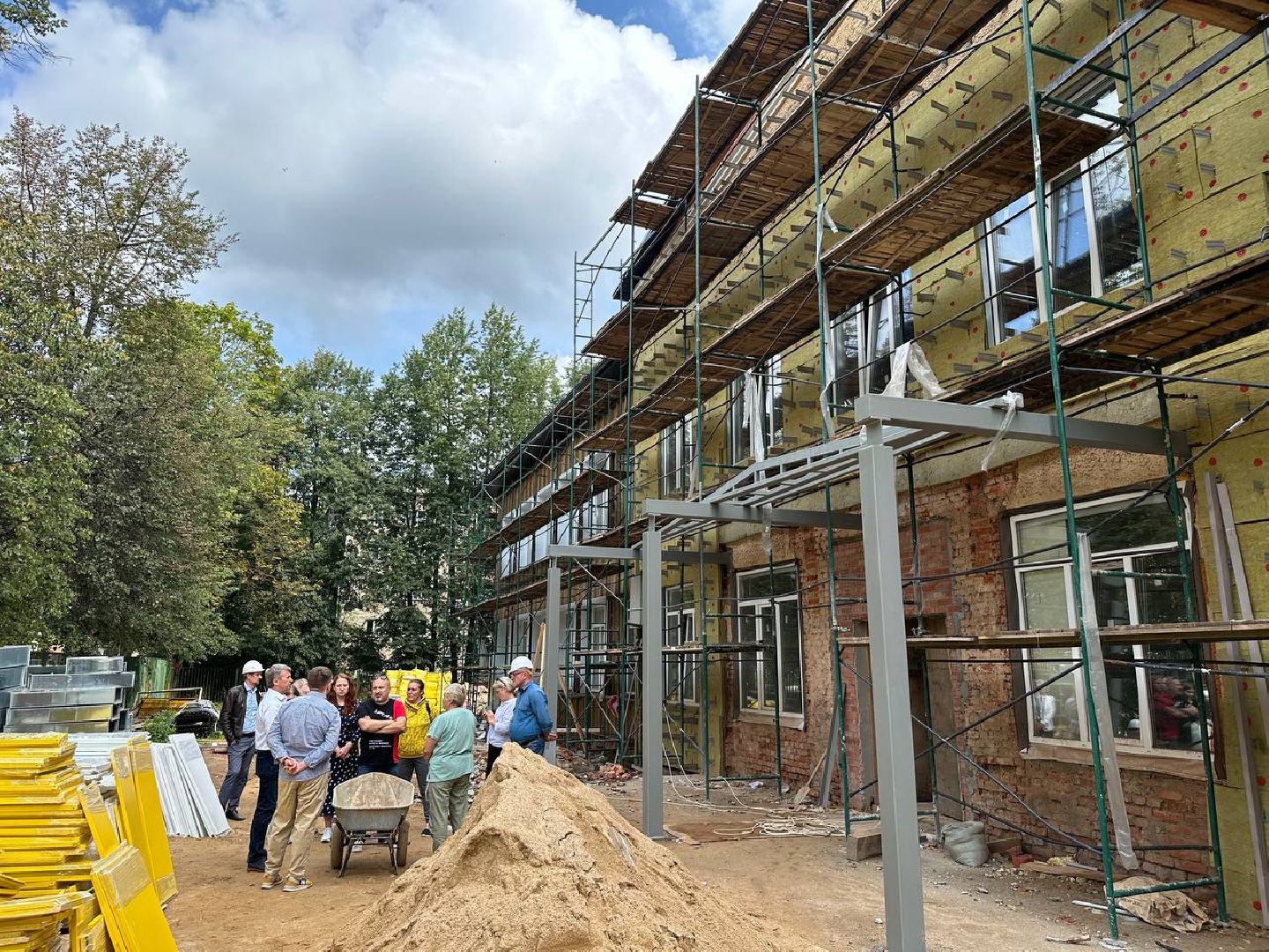 Капитальный ремонт школы, Инспекция депутата, Строительный обьект, Олег Рожнов, Наро-Фоминск