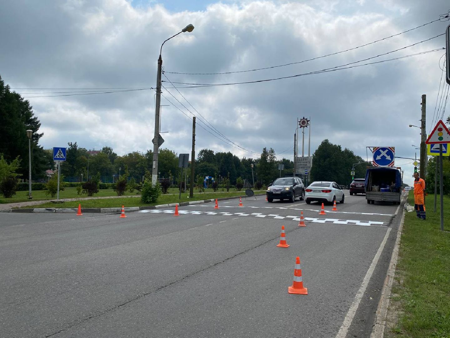 Чехов, дороги, разметка, жители, безопасность