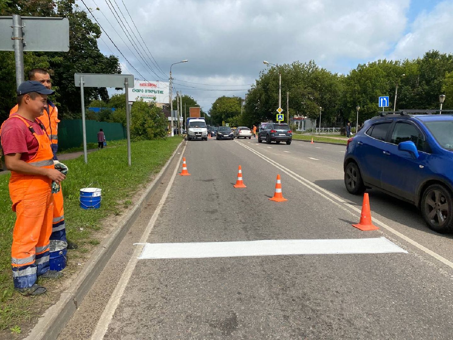 Чехов, дороги, разметка, жители, безопасность