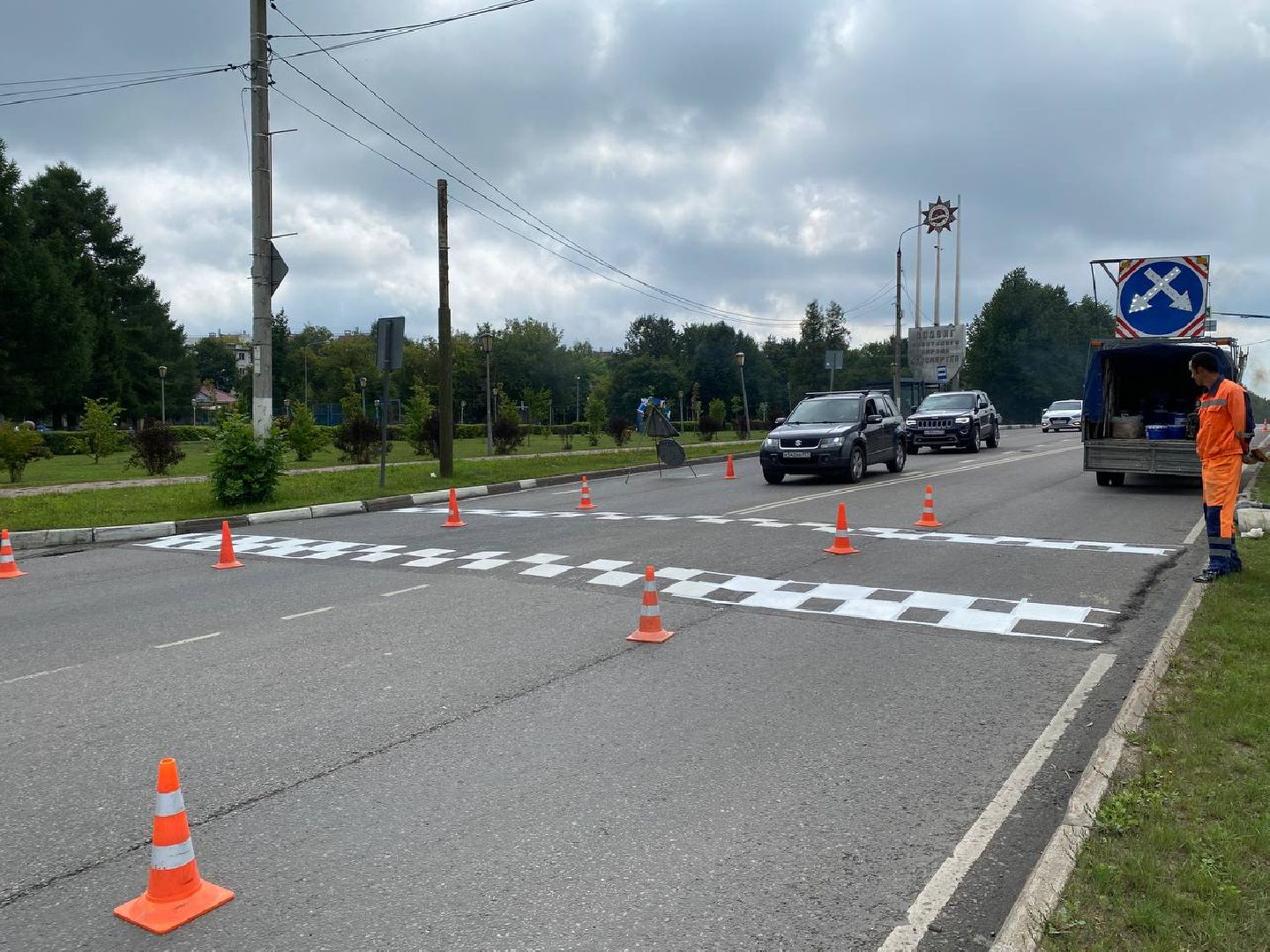 Чехов, дороги, разметка, жители, безопасность