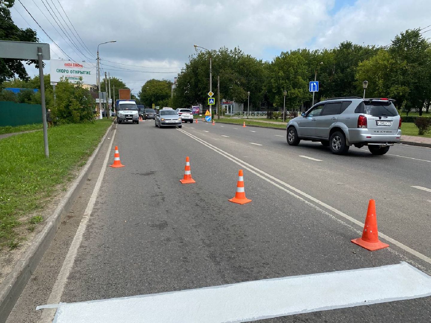 Чехов, дороги, разметка, жители, безопасность