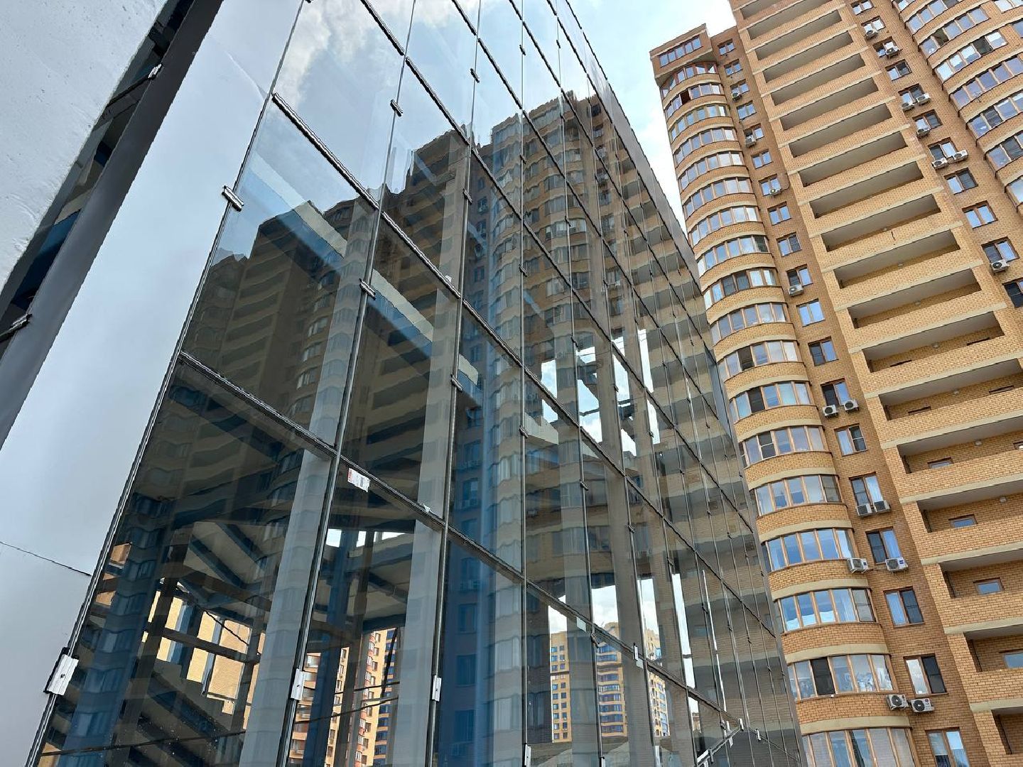 Реутов, строительство, переход, над землёй