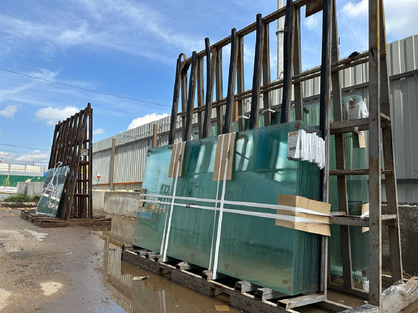 Реутов, строительство, переход, над землёй