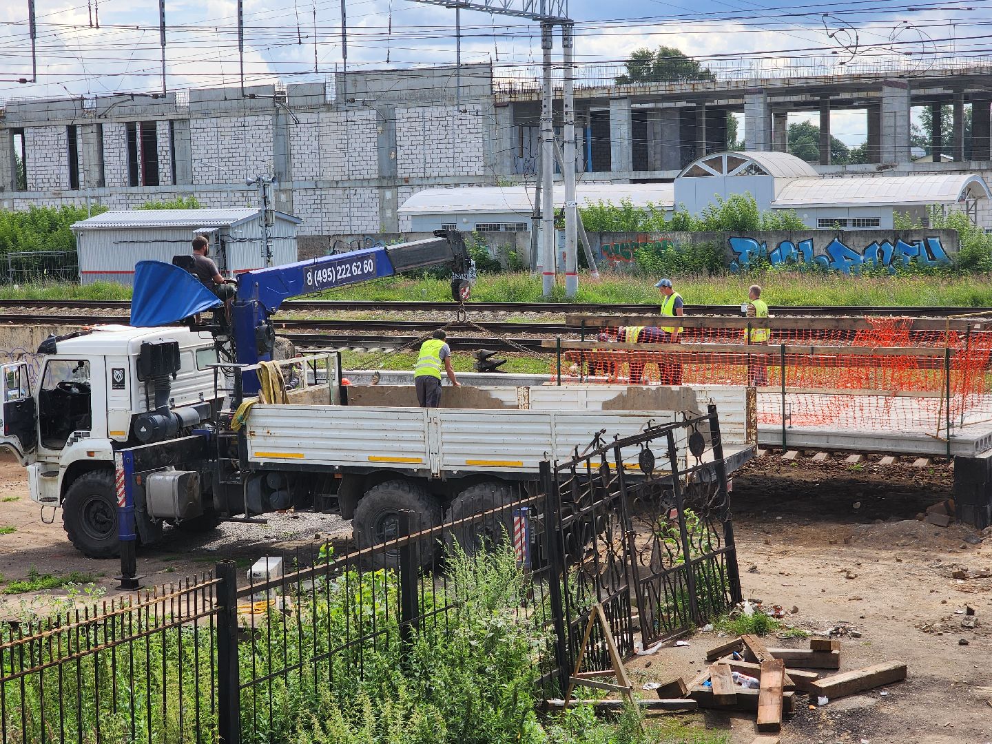Павловский Посад, городской округ Павловский Посад, люди, дорога, станция, ремонт, строительство