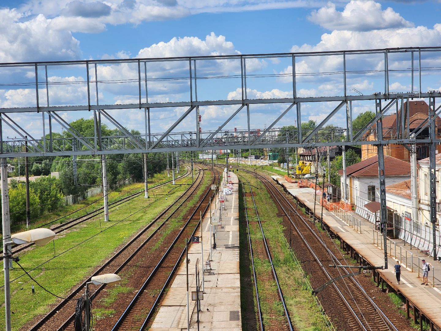 Павловский Посад, городской округ Павловский Посад, люди, дорога, станция, ремонт, строительство