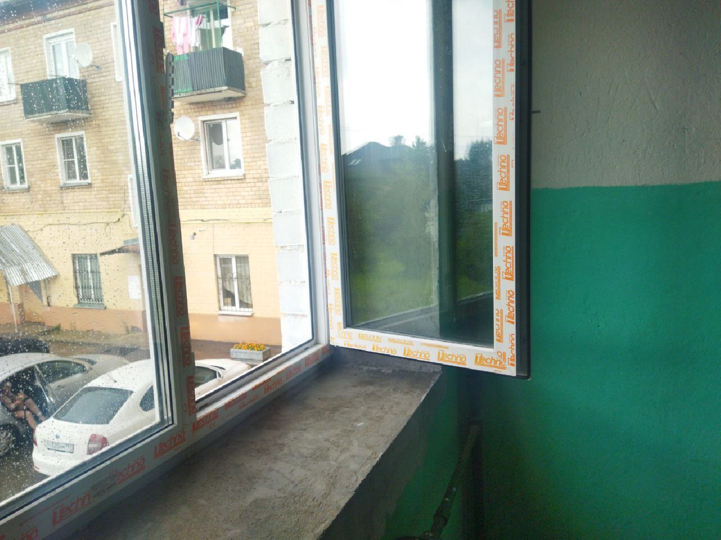 Снегири, подъезд, окна, ЖКХ