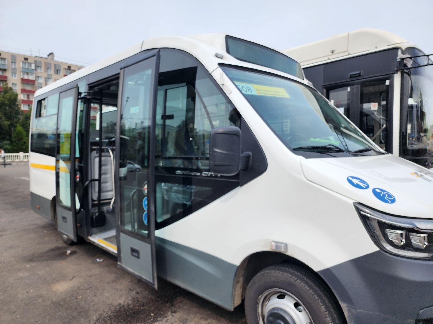 Домодедово, новые автобусы, Российский производитель, маршрутное такси, микроавтобус, Газель Сити