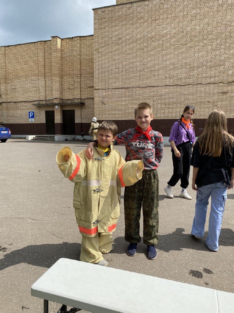 Чехов, дети, лето, профессия, пожарный, безопасность, обучение