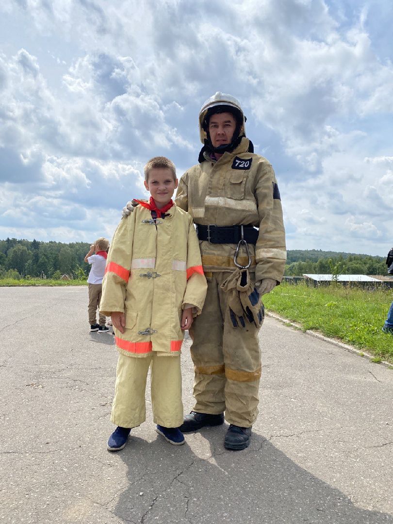Чехов, дети, лето, профессия, пожарный, безопасность, обучение