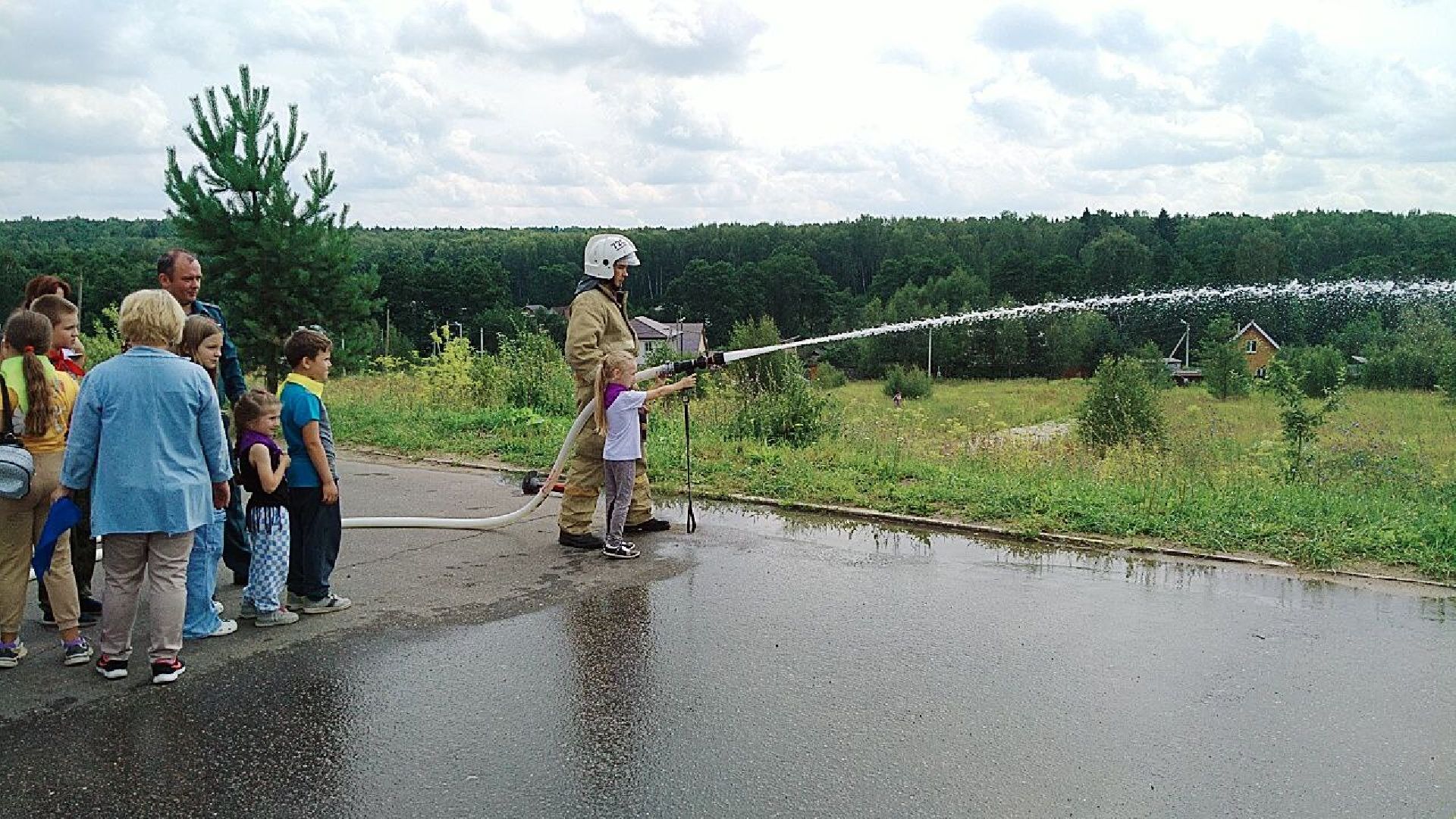 Чехов, дети, лето, профессия, пожарный, безопасность, обучение