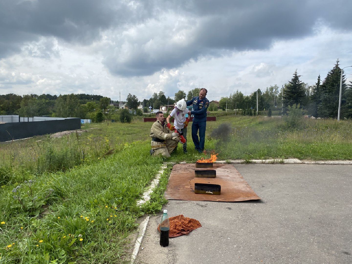 Чехов, дети, лето, профессия, пожарный, безопасность, обучение
