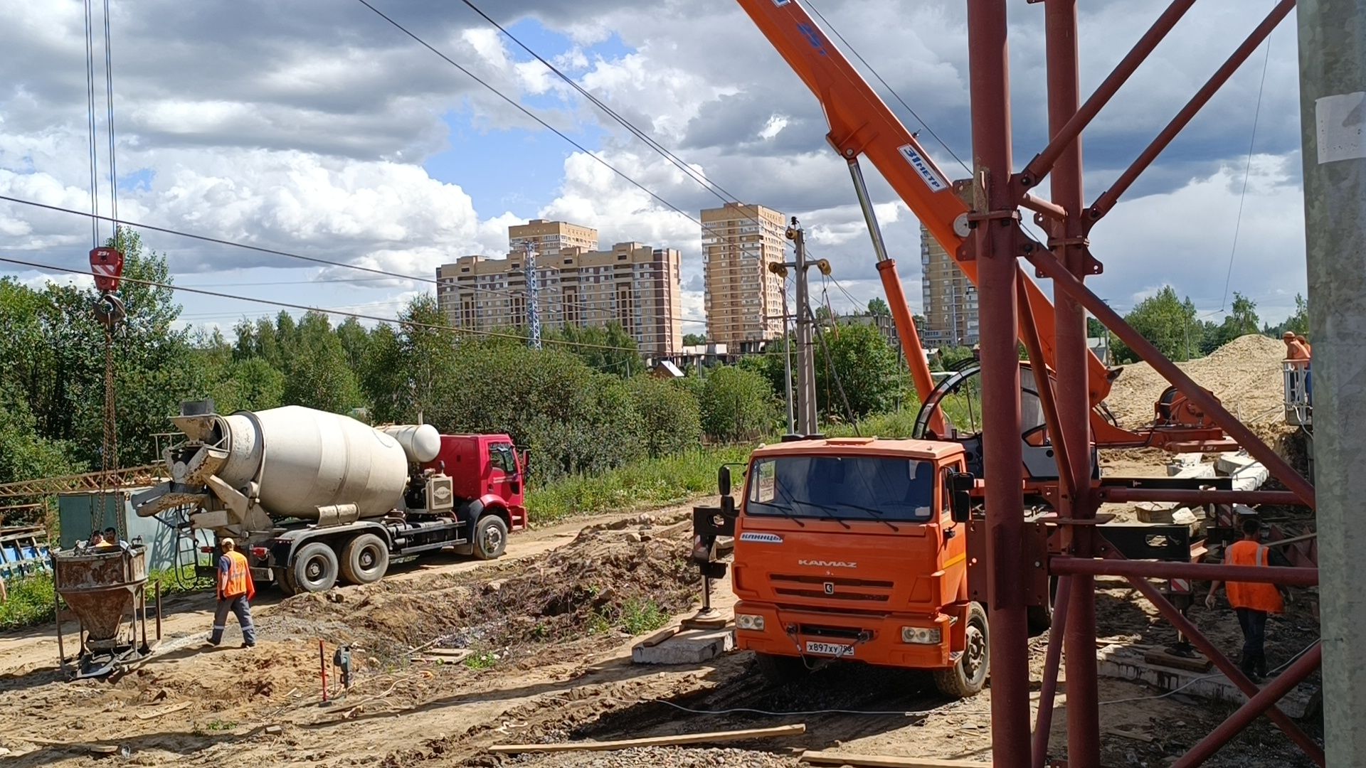Лобня, транспорт, мост