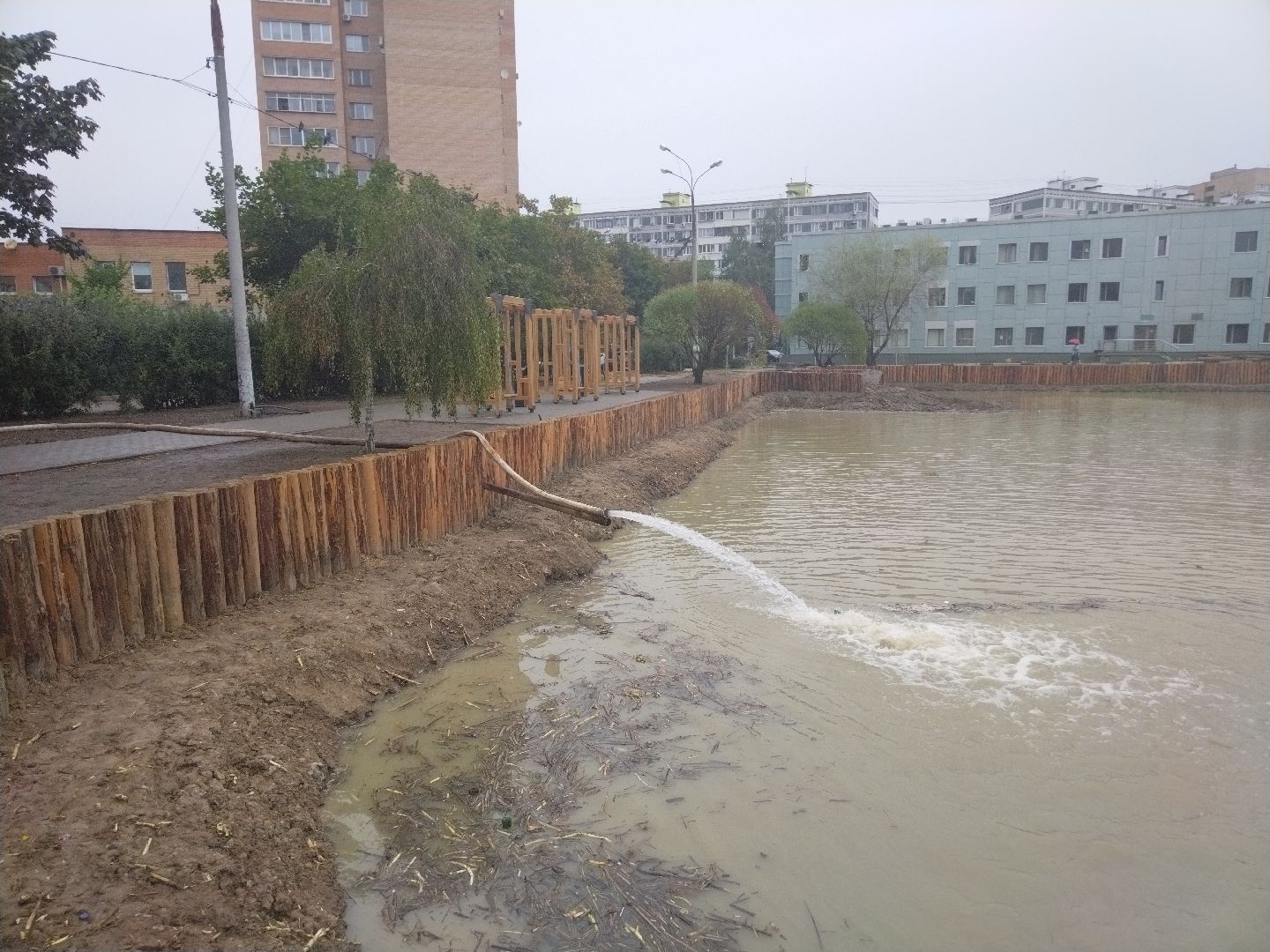 Алексеевский пруд, Мытищи, благоустройство, сквер на Сукромке