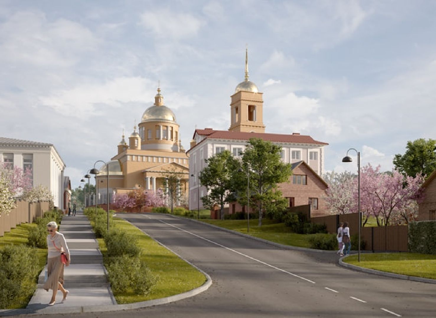 Кашира, благоустройство, Советская, Краеведческий музей, Летний сад