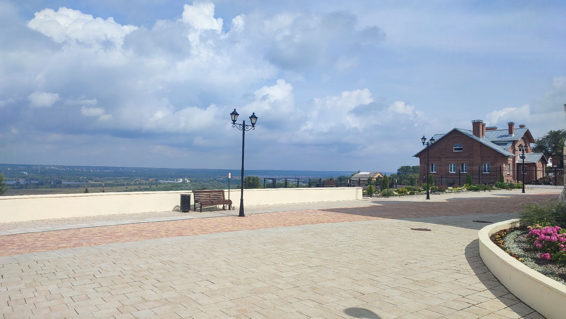 Кашира, благоустройство, Советская, Краеведческий музей, Летний сад