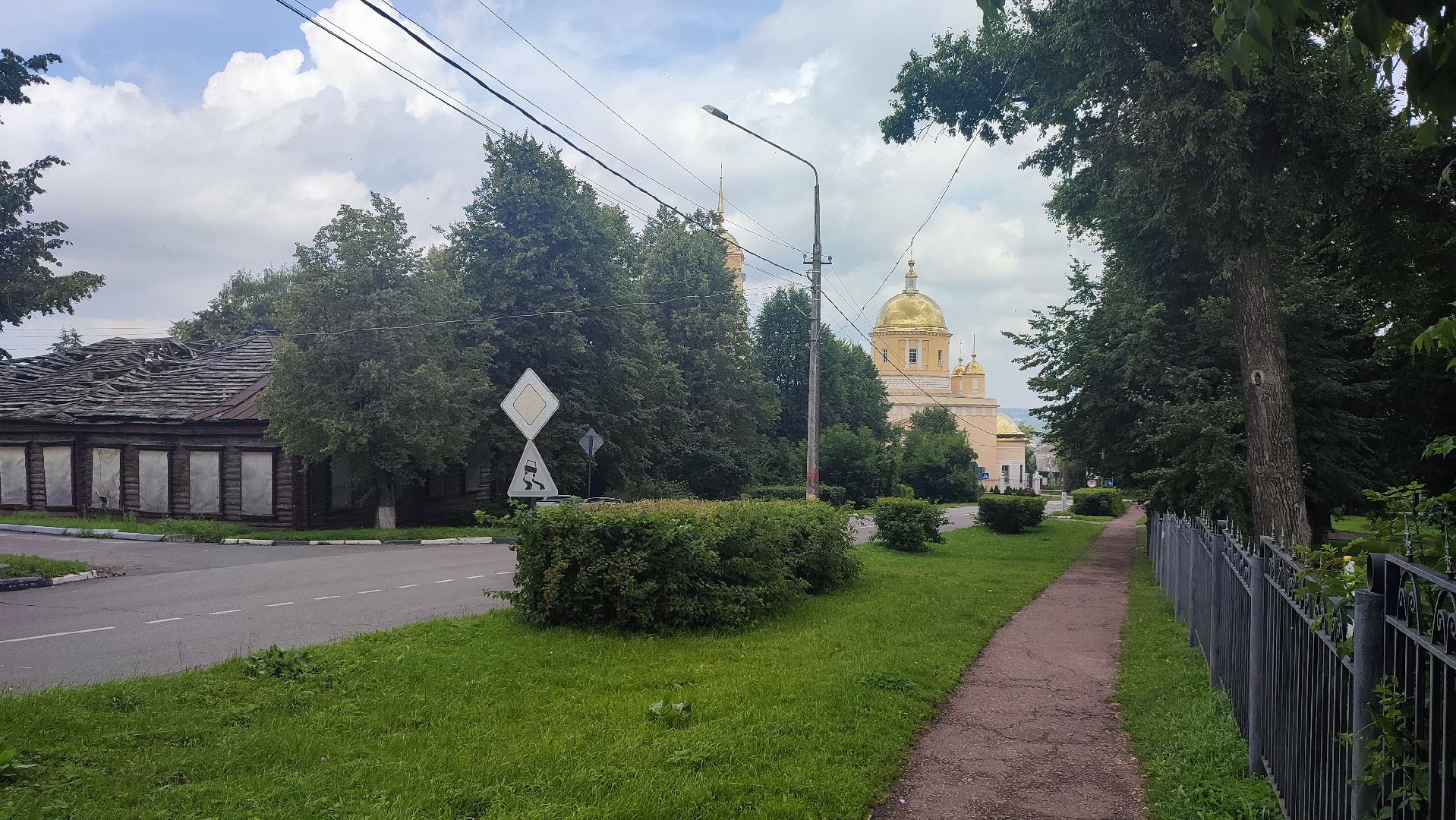 Кашира, благоустройство, Советская, Краеведческий музей, Летний сад