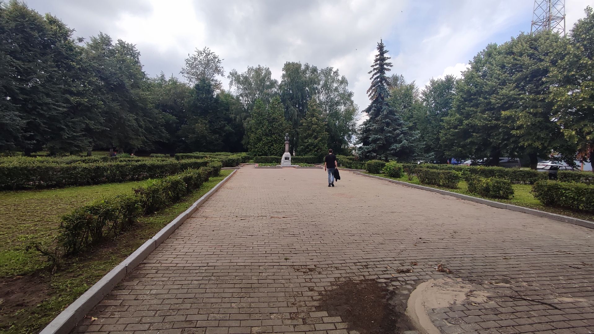 Кашира, благоустройство, Советская, Краеведческий музей, Летний сад