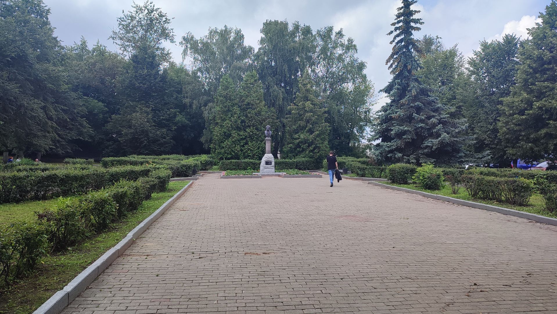 Кашира, благоустройство, Советская, Краеведческий музей, Летний сад