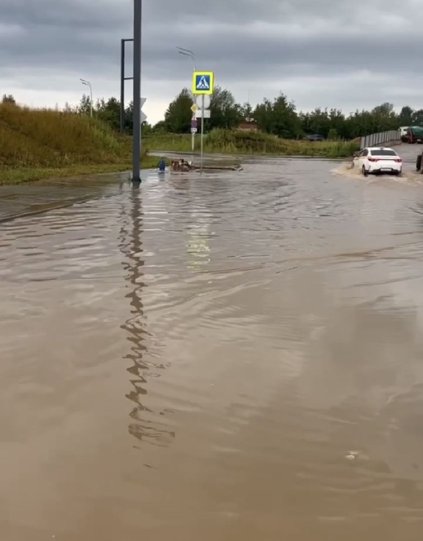 Потоп в Красногорске, дождь, ливень, ликвидация последствий
