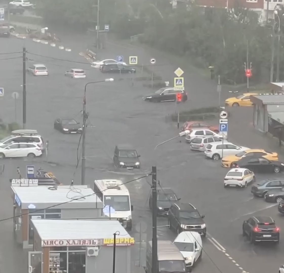 Потоп в Красногорске, дождь, ливень, ликвидация последствий