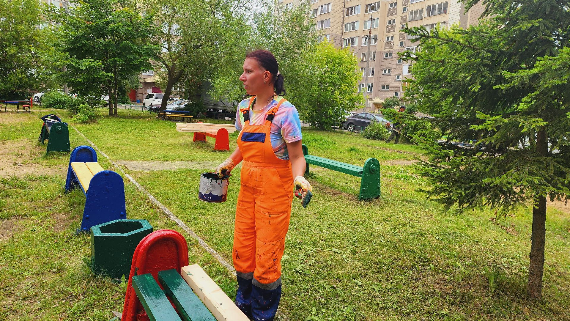Подмосковье, Ивантеевка, благоустройство