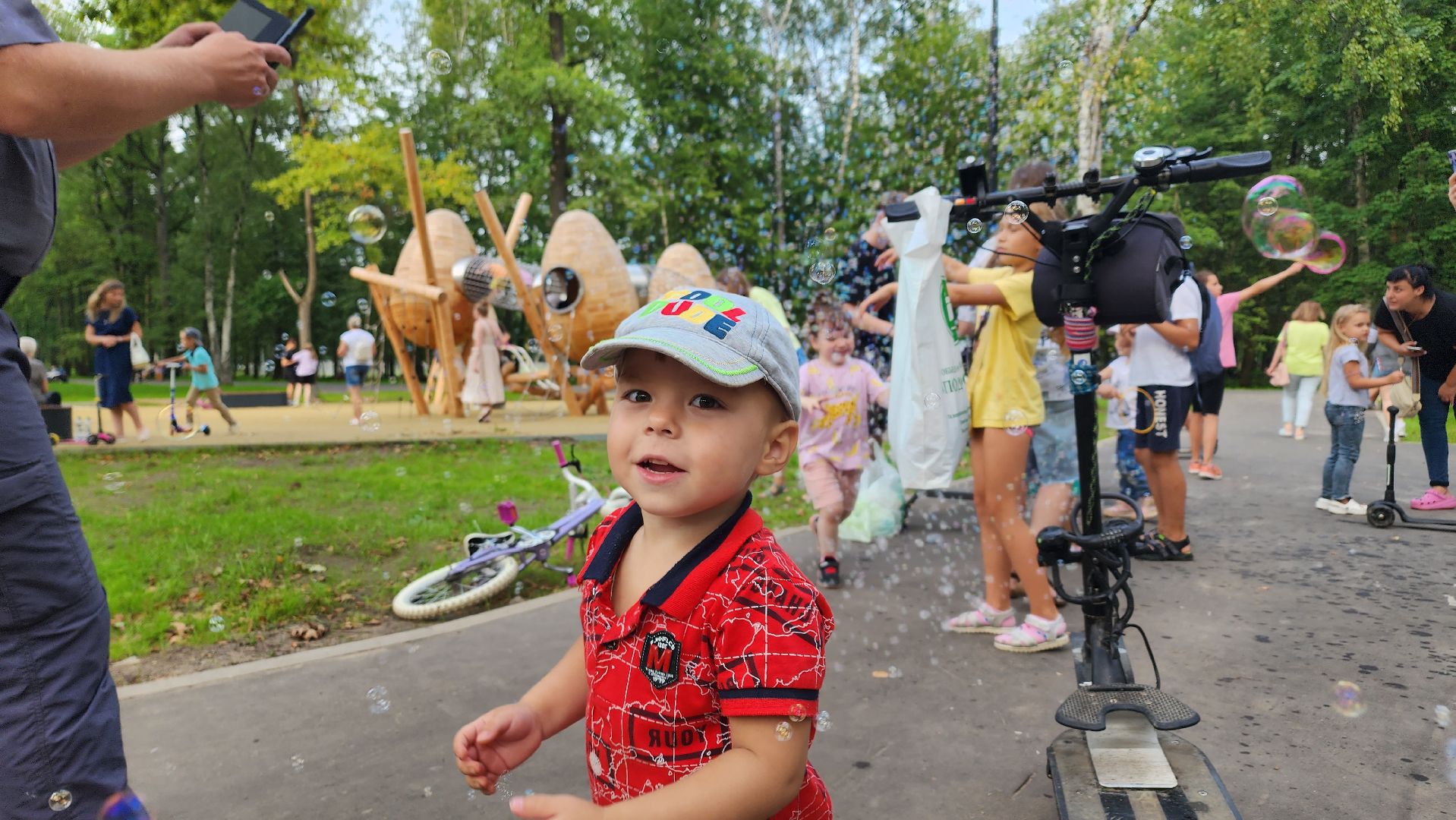 Ступино, молодежное лето, мыльные пузыри