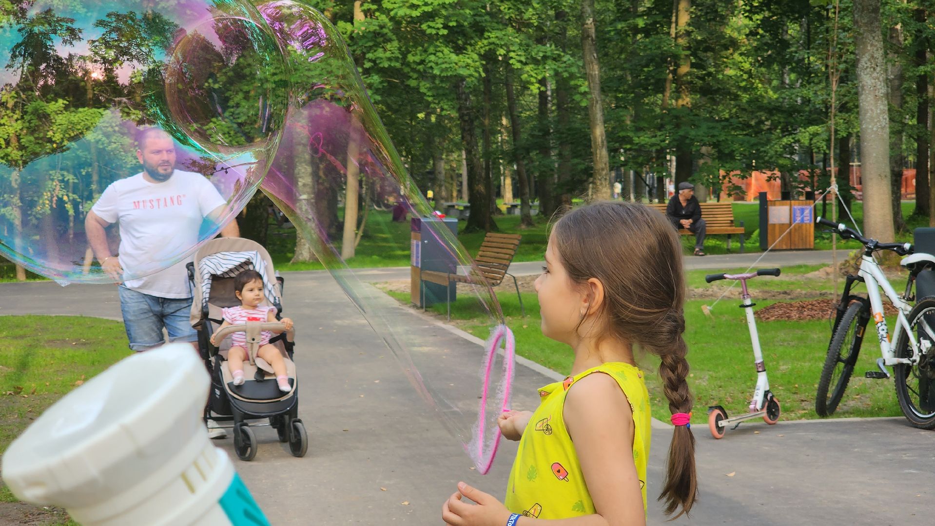 Ступино, молодежное лето, мыльные пузыри
