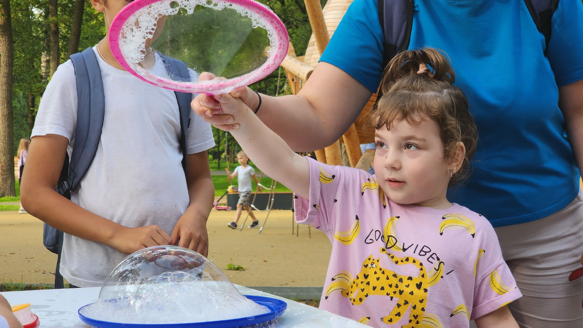 Ступино, молодежное лето, мыльные пузыри