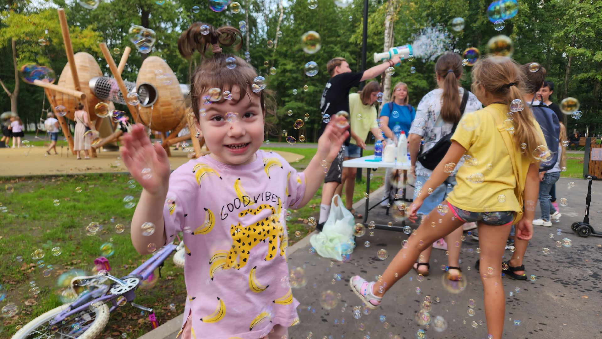 Ступино, молодежное лето, мыльные пузыри