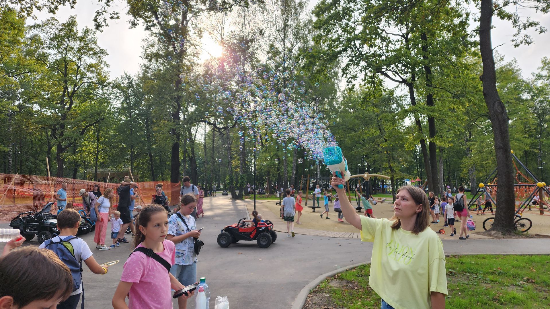 Ступино, молодежное лето, мыльные пузыри