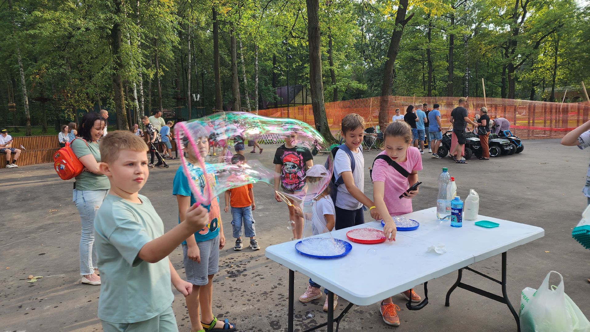 Ступино, молодежное лето, мыльные пузыри