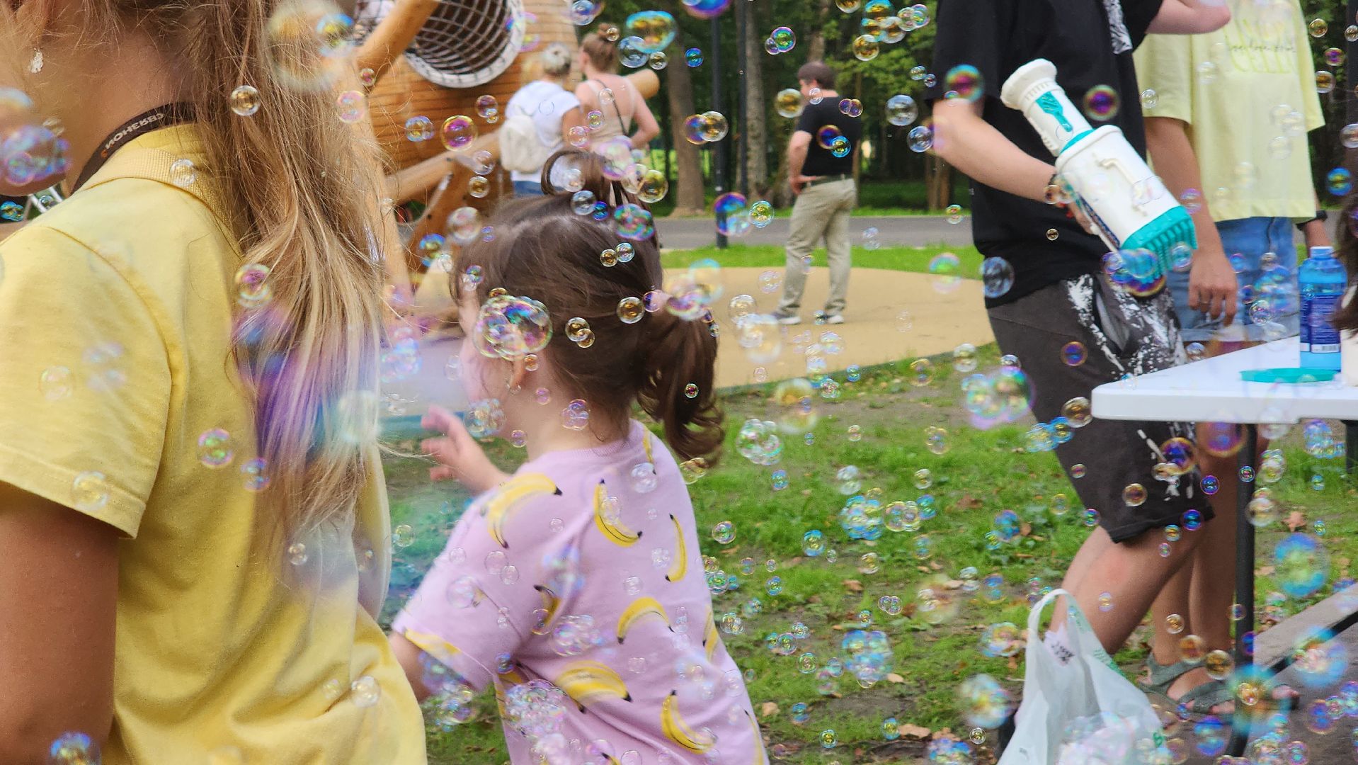 Ступино, молодежное лето, мыльные пузыри