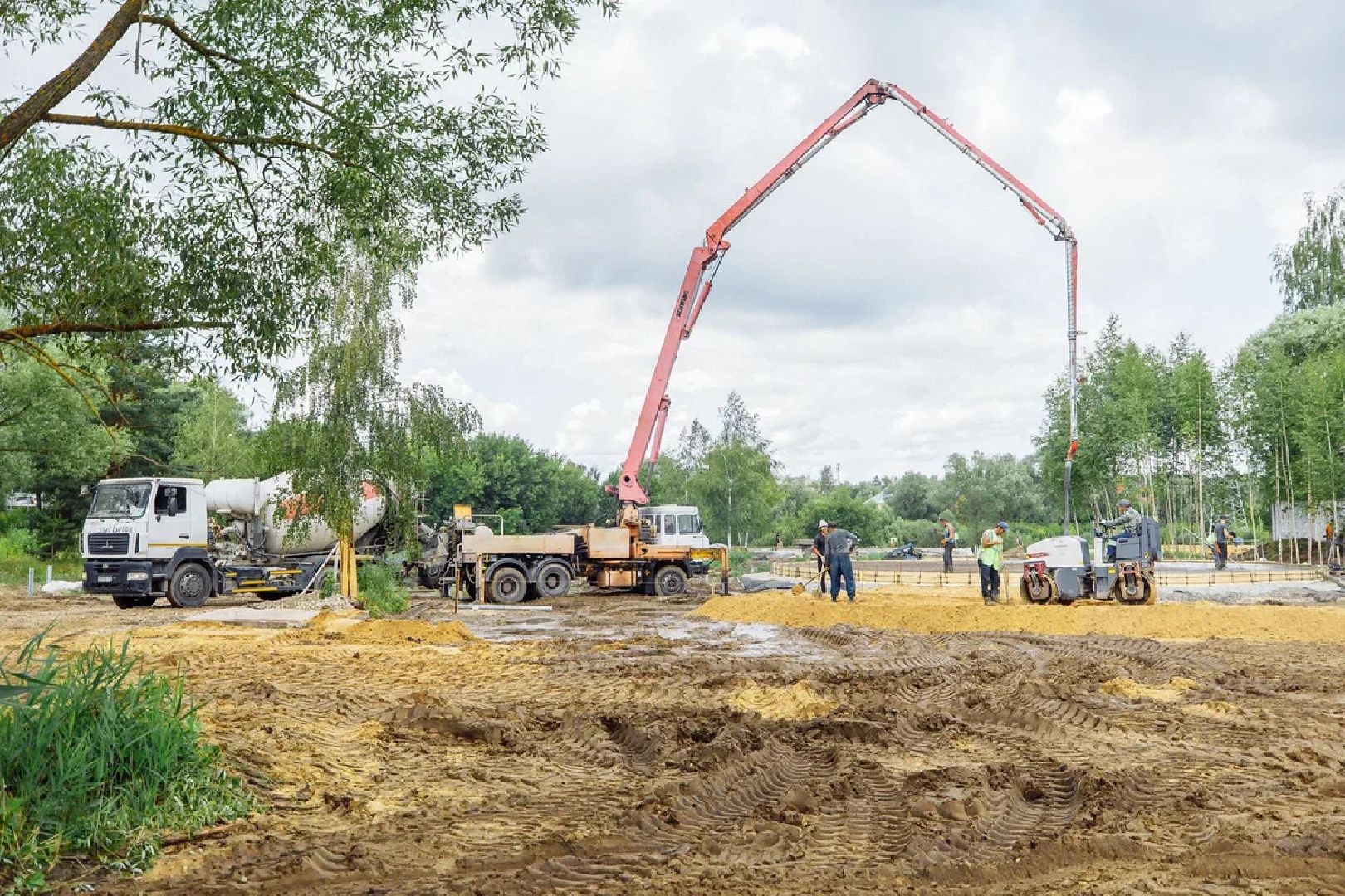 Строительство, эко-парк, парк, Куровское, Орехово-Зуево