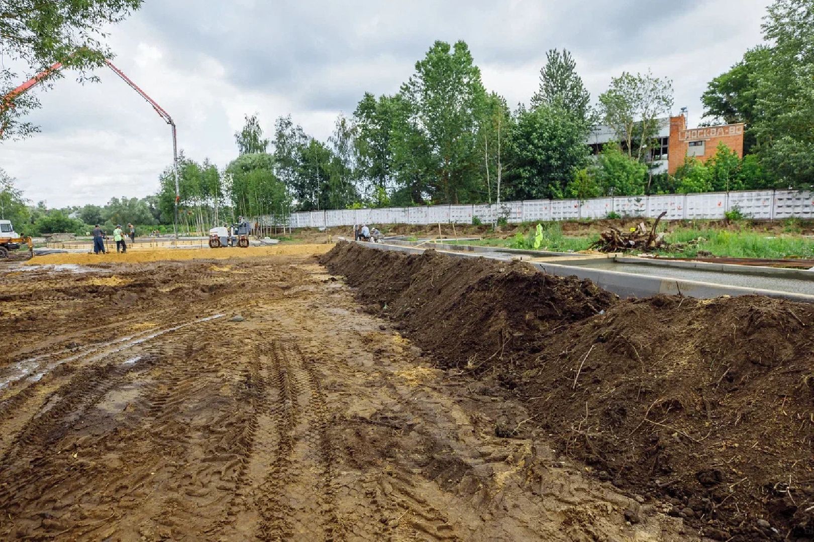 Строительство, эко-парк, парк, Куровское, Орехово-Зуево