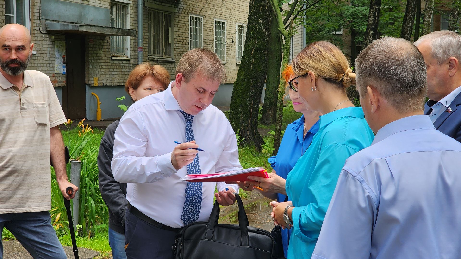благоустройство, встречи с жителями,